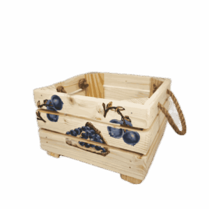 Bedýnka OLA, s obrázkem, čtvercová, malá - borůvky