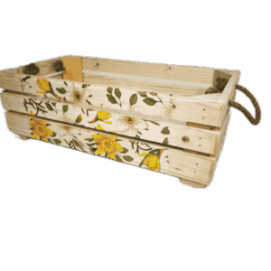 Bedýnka OLA, s obrázkem, obdélníková, malá - květy, narcis