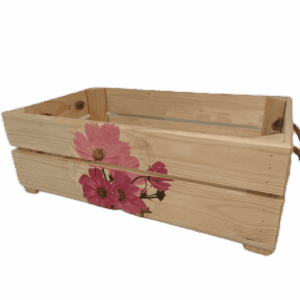 Bedýnka BEA, s obrázkem - květy, růžové