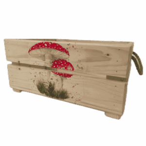 Bedýnka EMA, s obrázkem - houby, muchomůrky